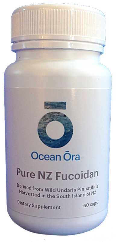 Ocean Ōra Pure NZ Fucoidan — 500 mg, 60 capsule bottle